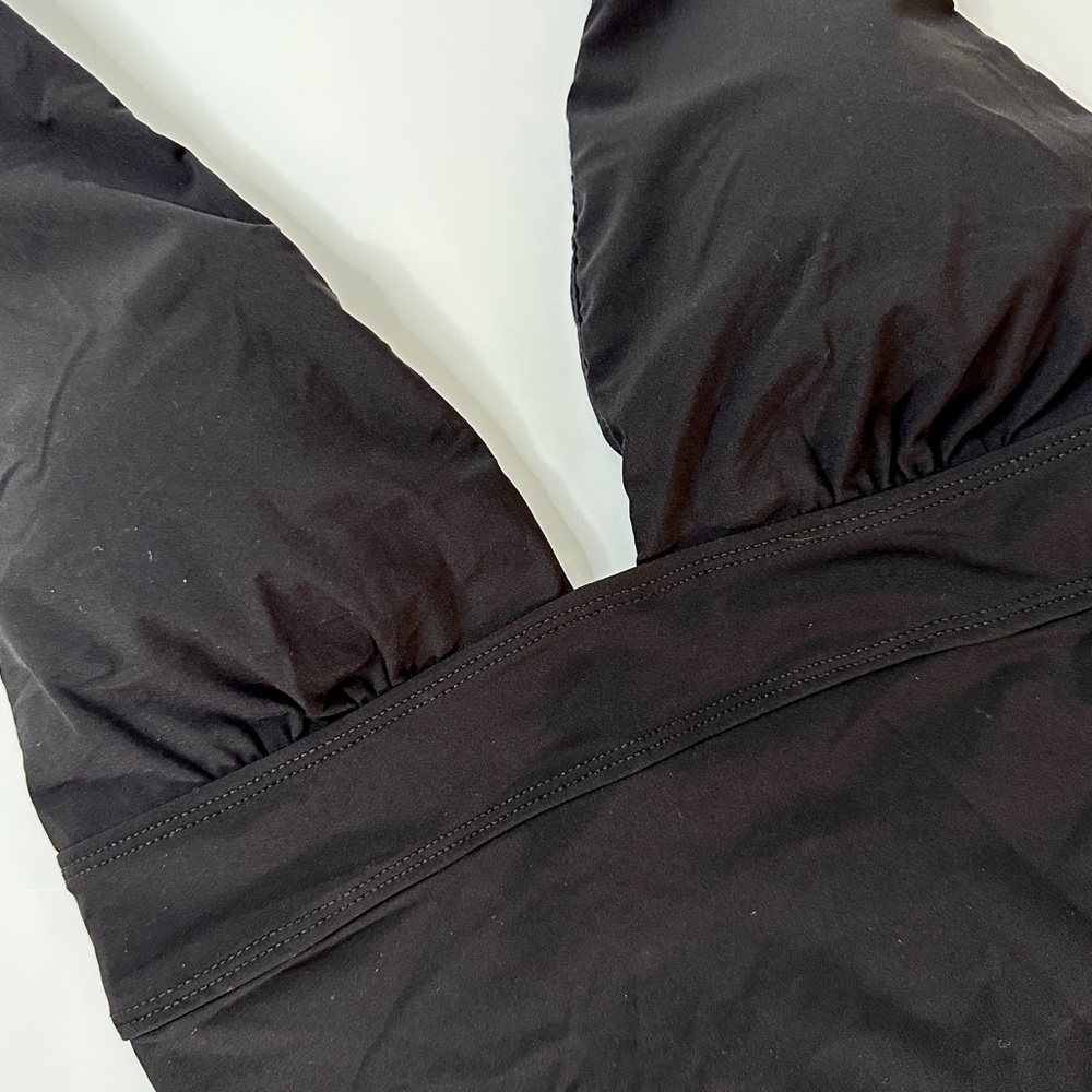 Lauren Ralph Lauren Beach Club Solids Black One Piece 4 /XS - Picture 3 of 10